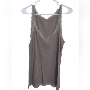 Old Navy Lace Trim Cami Large Grunge Preppy Y2K Festival Casual‎ Elena Gilbert